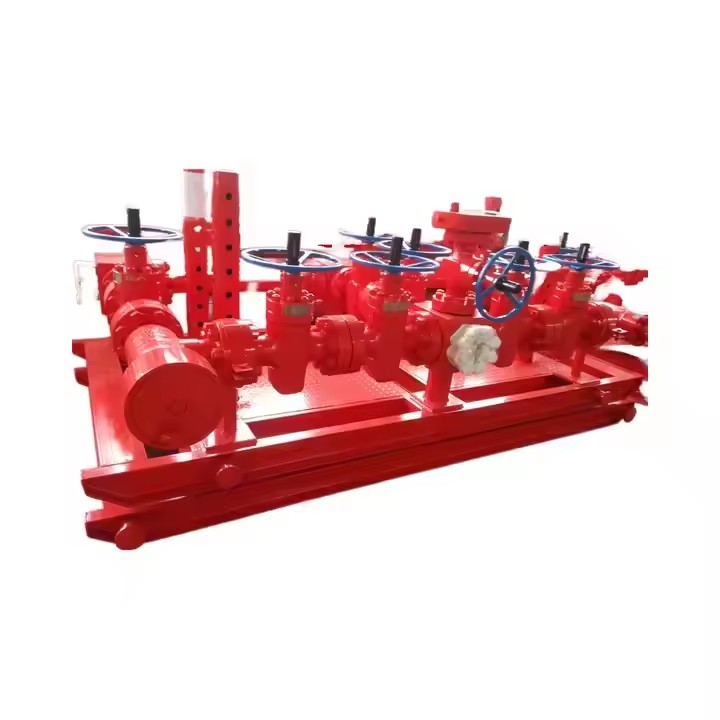 SYMT API 16A 16C JG65-35 High Pressure 600 Series Choke Manifold for Petroleum Processing Equipment 220V High Productivity