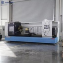 QK1332 Horizontal Heavy Duty CNC Lathe GSK Control Large Spindle Bore High Rigidity for Oilfield Pipe Metal Thread Machining