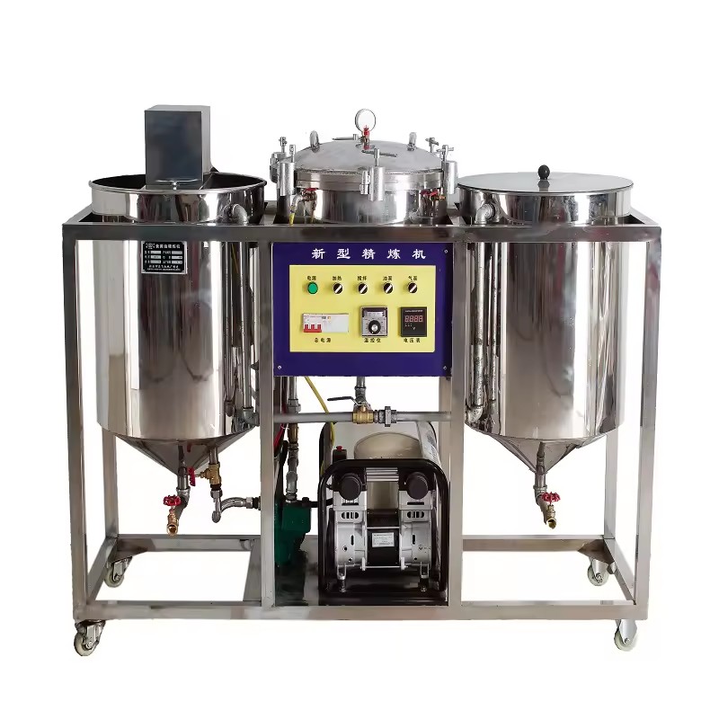 NEW Automatic Edible Oil Refinery Machinery Equipment for Oil Plant Crude Sunflower Oil