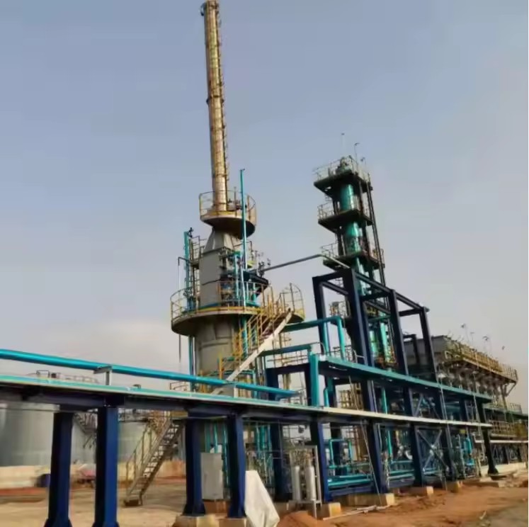 Large Scale Modular Crude Oil Fractionation Processing Unit PLC Control System Efficient Diesel Kerosene Chemical Equipment