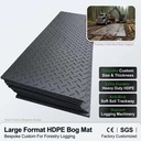Bespoke Design Large Format Durable HDPE Bog Mat for Forestry Logging Machinery Soft Soil Trackway Support