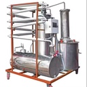A 200 Lts Per Day (50 Lts Per Batch) Used Engine Oil to diesel Distillation Equipment. Small Unit Pyrolysis Remote Operated