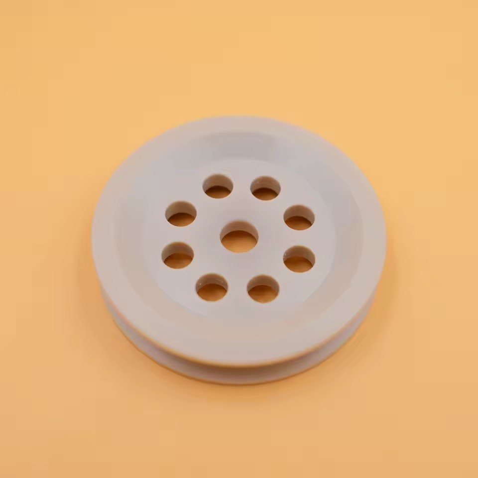 PEEK Guide Pulley D15-D50 High Speed CNC Machined for Transfer Systems