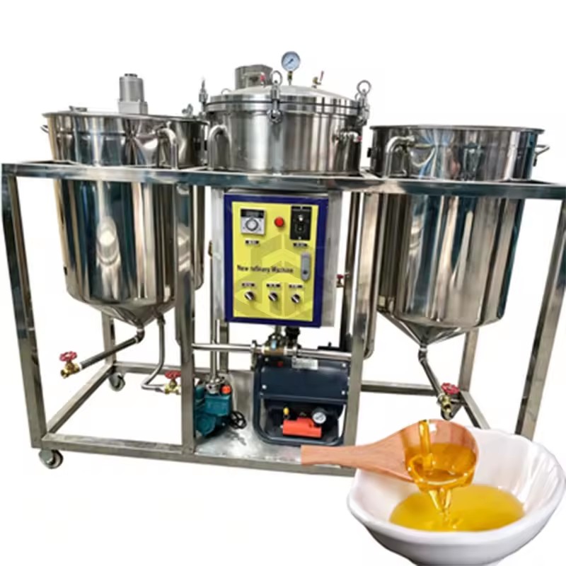 High Efficiency Crude Oil Refinery Machine for Removing Impurities From Vegetable Oil