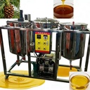 HJ-JLYJ200 Commercial Crude Oil Refinery Machine High Efficiency Edible Vegetable Sunflower Oil Refining Equipment