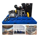 Water Jet Cleaning Machine Diesel Unit High Pressure Plunger Pump Runnway Rubber Removal 253DD3