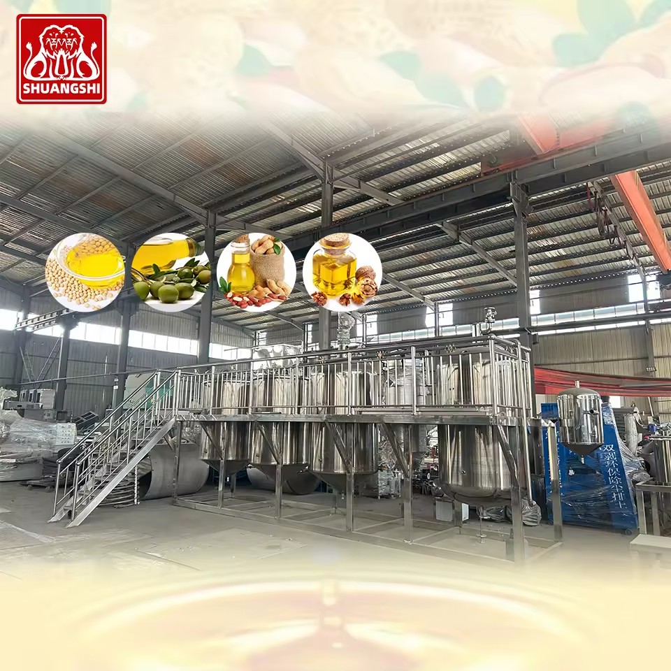 Complete Crude Palm Oil Press Processing Equipment Refinery Plant Machine Production Line