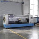 QK1332 Horizontal CNC Lathe Heavy Duty GSK Control Large Spindle Bore High Rigidity for Oilfield Pipe and Metal Thread Machining