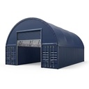 Customized Wind Rated Fireproof Portable Durable Arch Container Shelter for Container Yard Freight Storage