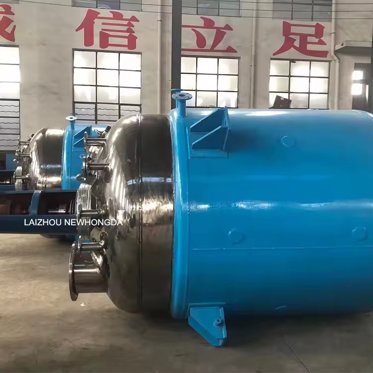 New Hongda Industrial Reaction Kettle Biodiesel Reactor Pressure Vessel Engine Motor 5000L Capacity 15KW Power Semi-Automatic