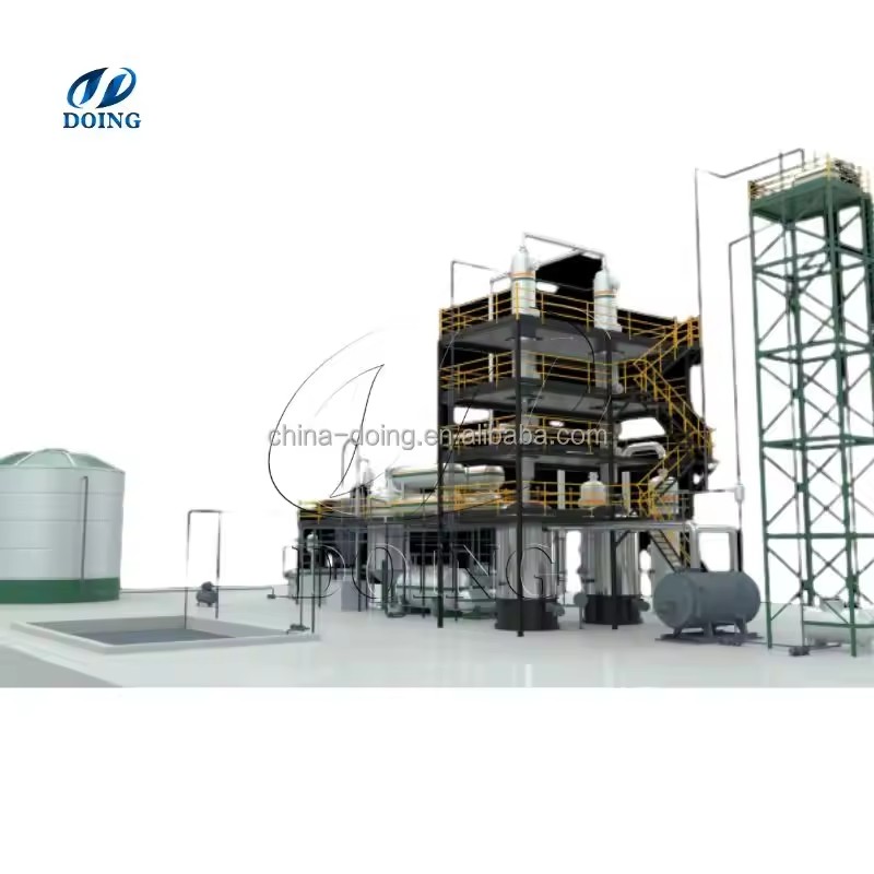 Large Crude Oil Modular Refinery Plants Manufacture Used Oil Refining Machine Production Line
