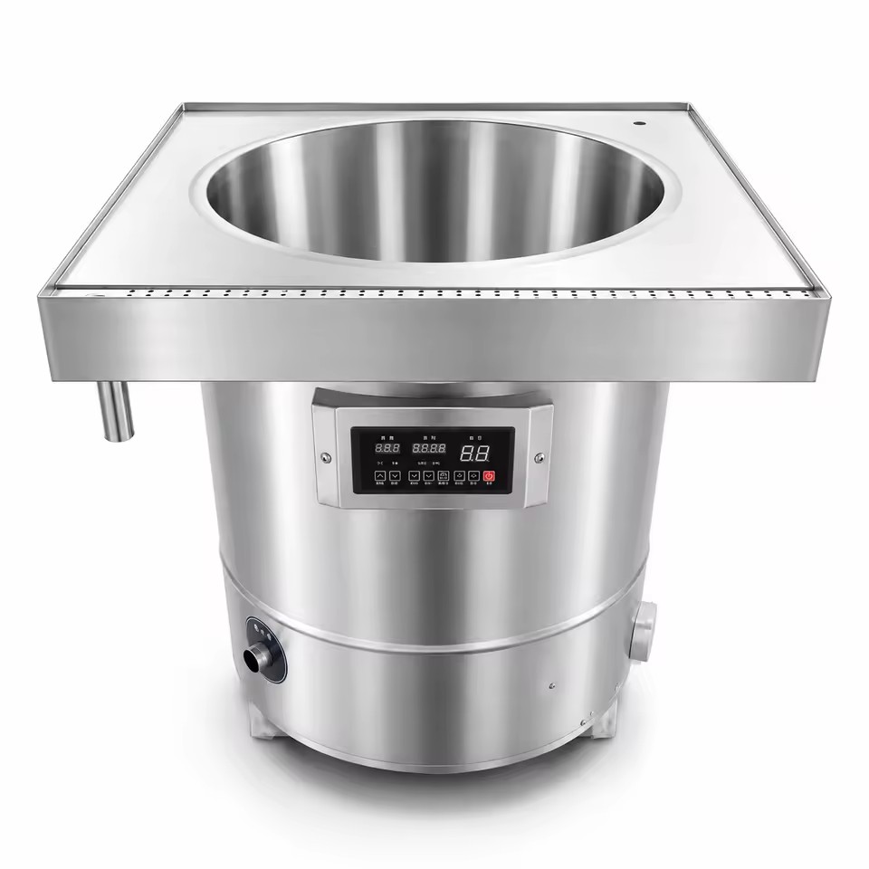 Industrial Soup Boiler with Stirrer Energy Saving LPG Natural Gas Stock Pot for Kitchen Commercial Gas Stock Pot