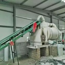 Reliable Industrial Rotary Sand Drying System with Electric Heating for Food Processing and Cement/Raw Material Drying
