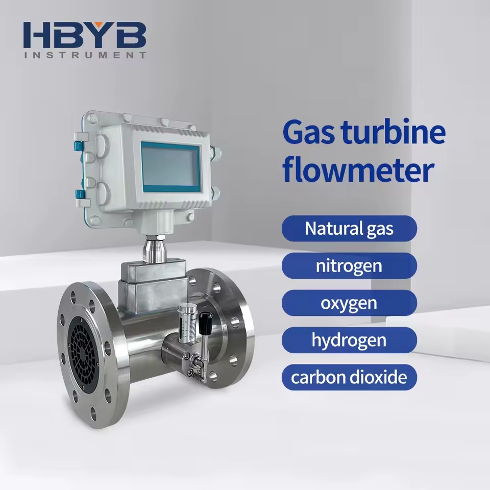 High Precision 1.0 Class Lightweight Advanced Gas Turbine Flow Meter for Propane Butane Methane City Gas
