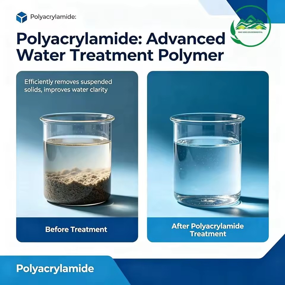 Factory Supply White Powder Anionic Polyacrylamide APAM for Mining Processing Wastewater