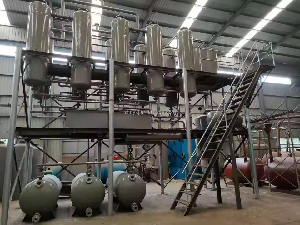 New SIHAI 5~10 TPD Oil Refining Machine for Refining Petroleum Used Engine Oil Waste Oil 16kW Power Producing Diesel/Gasoline
