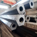 Cold Drawn Hexagonal Tube EN C10 3*5mm(1.3*0.2") High Hardness, Used in Petroleum Equipment, Mechanical Transmission Custom Size