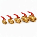 Brass Ball Valve Lever Type Full Port Lead Free Threaded NPT Ball Valves for Water Gas Oil Plumbing Systems