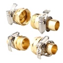 YOD Customized Heavy Duty Garden Water Mender End Repair Connector Female Male 1/2" 5/8" 3/4" Hose Brass Connector Repair Kit