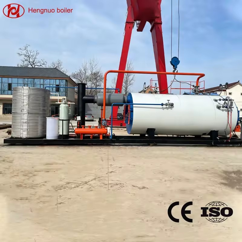 CE ISO OEM 10 Ton Automatic LPG Fire Tube Horizontal WNS Steam Boiler for Food Textile Chemical Industrial Processing