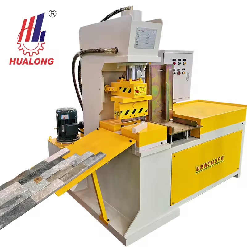 HLSY-S13 Hydraulic Rock Guillotine Granite Block Split Veneer Face Splitting Stone Splitter Machine for Sale