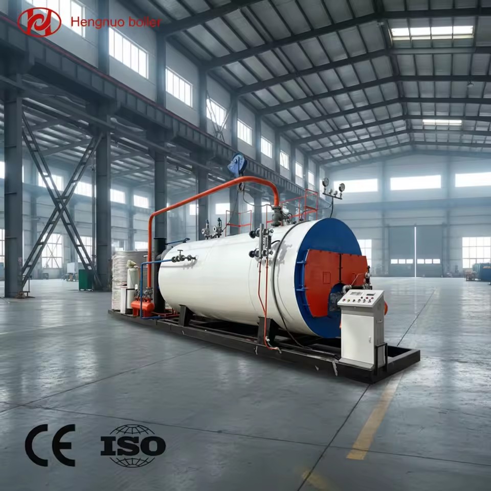 2-20Ton Automatic Natural Gas Horizontal WNS Steam Boiler Low Pressure High Efficiency Energy Saving for Food Beverage
