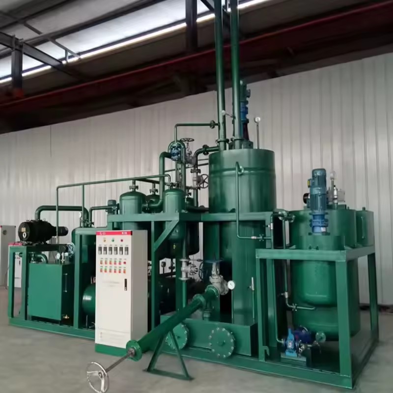 New Oil Purification Technique From Crude Oil to Diesel Daily Processing Waste Oil 30 Tons Distillation Machine