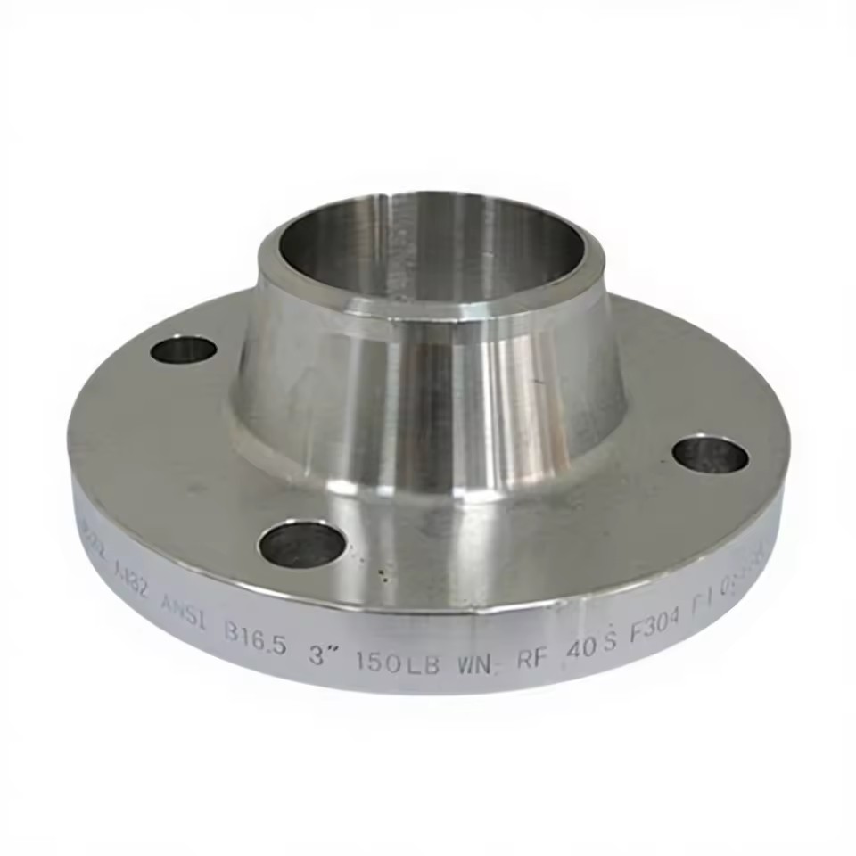 Custom Precision Metal Pipe Flange CNC Machined Industrial Connection Part for Petroleum Electric Power & Chemical Industry