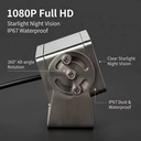 XY-FB515 Mini Explosion Proof AHD 1080P Vehicle Camera NIGHT VIEW 304 Stainless Steel IP67 Waterproof for Oil Tanker Chemical