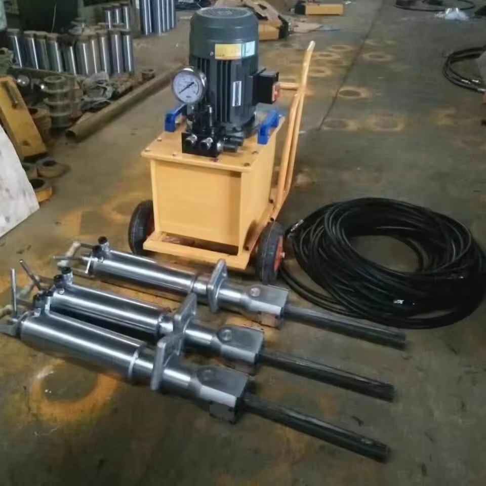 Rock Splitting Gun Hydraulic Concrete and Rock Mines Concrete Splitter Machine Pump Machine Provided Shandong HG Stone Engine 14