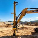 Down the Hole Rock Drill Splitter Excavators with Air Compressor and Dust Collector
