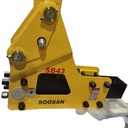 SB43 Hydraulic Breaker Rock Hammer Excavator Attachment Backhoe Loaders Construction Demolition Splitter 6-9 Ton 1 Year Warranty