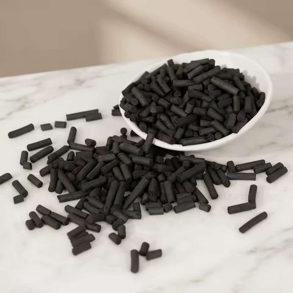 Low Ash Extruded Bulk Pellet Columnar Activated Carbon for Air / Water Purification Water Treatment Activated Carbon