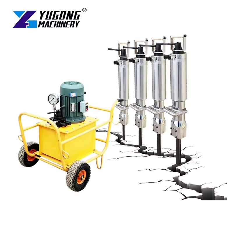 Portable Hydraulic Rock Splitter for Mining