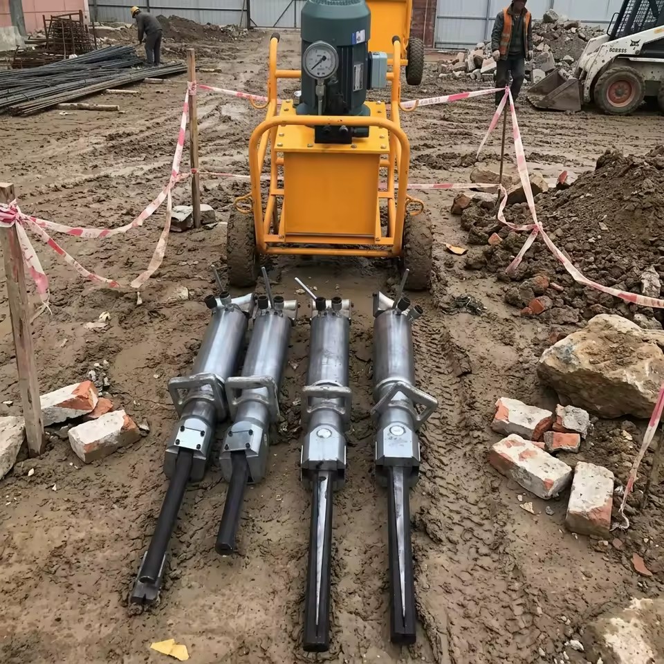 Factory Price Mini Hydraulic Rock Splitter Hydraulic Rock Splitter Portable Stone Splitting Machine
