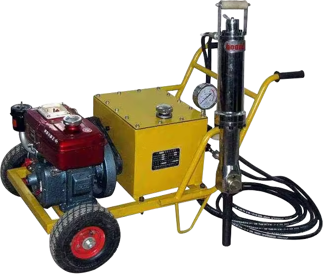 Portable Hydraulic Rock Drill Splitter Rock Breaking Static Blasting Concrete Pavement Splitting Gun