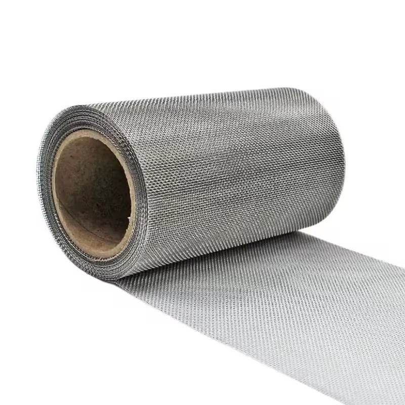 Corrosion-resistant 316/304 Stainless Steel Woven Wire Mesh Wire Mesh Rolls Vibrating Screen Wire Mesh Mineral Filtration