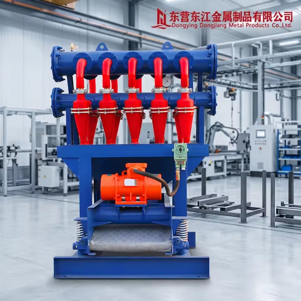 Factory Direct Desilter Separator, Industrial Mud Processing Equipment for Pile Foundation Drilling, 1 Year Warranty