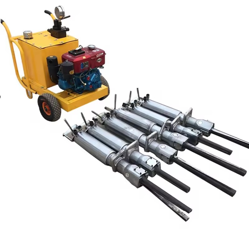 Easy Maintain Hydraulic Stone Block Splitter High Quality Portable Concrete Split Face Stone Rock Bolts Splitting Machine