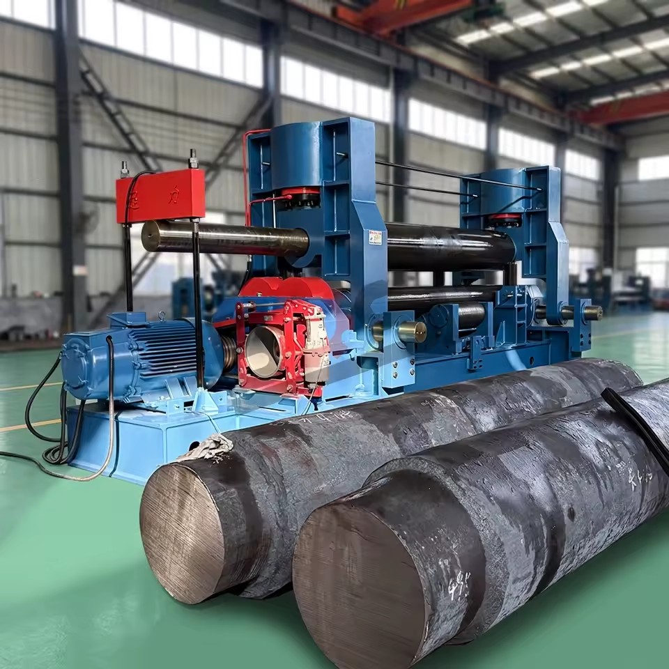 Factory W11S Automatic Mechanical Plate Rolling Machine 3.2m 4000mm 5m Hydraulic Three Roll Plate Bending Machine