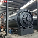 Eco Friendly Crushed Tires Petroleum Sludge Household Plastic Waste Into Fuel Oil Intermittent Tyre Pyrolysis Machine