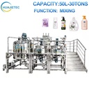 1000l Mixing Tank Liquid Hand Soap Mixing Tank Shower Gel Homogenizer Shampoo Processing Mixer Carpet Cleaner Mixer