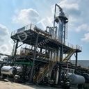 Tire Plastic Pyrolysis Oil to Diesel Distillation Plant Industrial Fuel Oil Refining Equipment