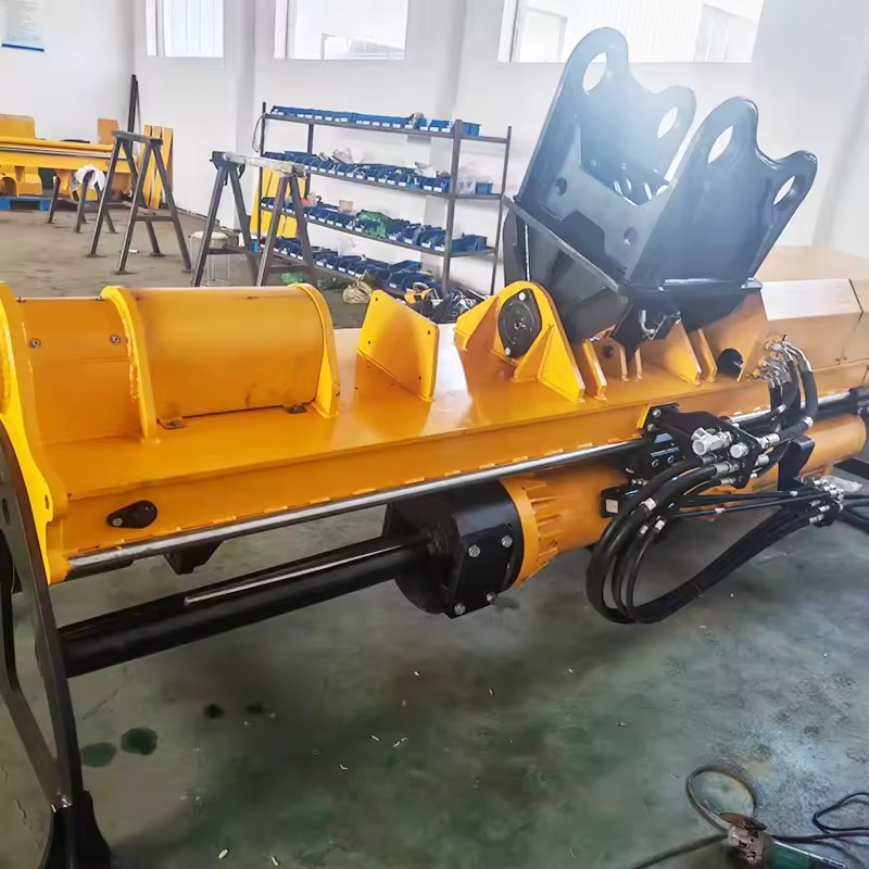Excavator Mounted Attachment Hydraulic Rock Drilling Splitter Excavator Drilling and Splitting Machine