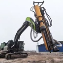 20t 30t 40t Excavator-Mounted Rock Drilling Splitting Machine with DTH Drilling Rig and Hydraulic Splitter