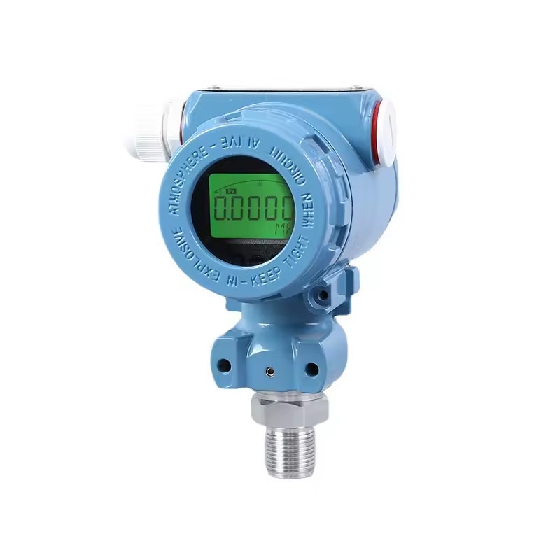 Digital Pressure Transmitter 4-20mA Industrial High Accuracy Pressure Sensor LCD Display