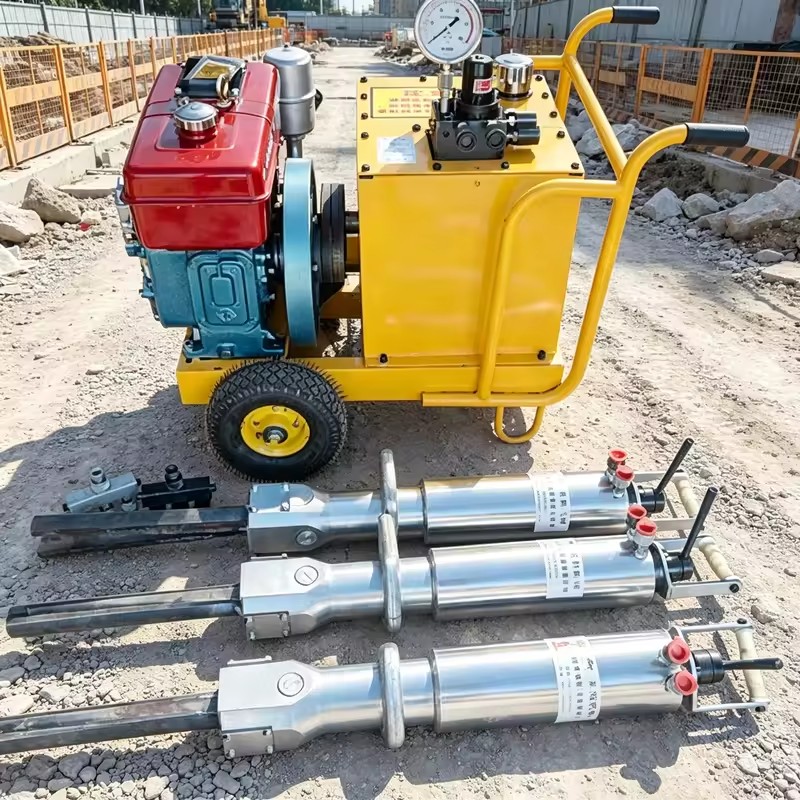 Multi-functional Hydraulic Rock Splitter Works on Rock/Stone/Concrete/Asphalt
