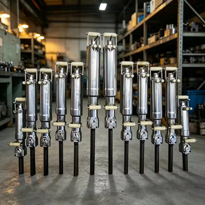 High Power Hydraulic Rock Splitter 1700T Force for Hardest Rock & Foundation Breaking