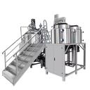 1000L Automatic Fixed Vacuum Homogenizer Emulsifier Machine SUS304/SUS316L Dual Stirring Jacketed Heating High-Power Motor Food