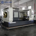 QK1325-1500 Horizontal CNC Pipe Threading Lathe GSK Heavy Duty Large Bore High Precision for Oil Pipe Petroleum Processing